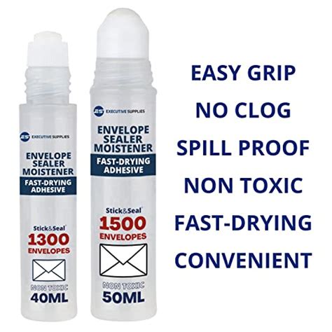 Envelope Moistener Sealer With Adhesivedab N Seal Stamp And Letter