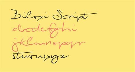 Fonts biloxi script font download for free, in ttf for windows and mac! Biloxi Script free Font - What Font Is