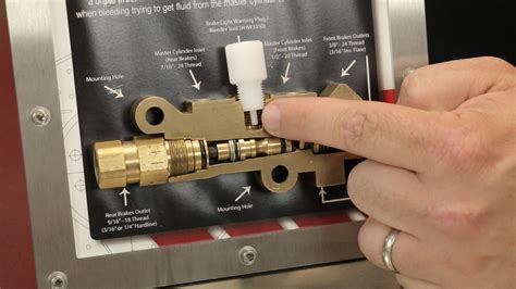 Your garage or a flat driveway are both perfect spots. Combination Valve Bleeder Kit