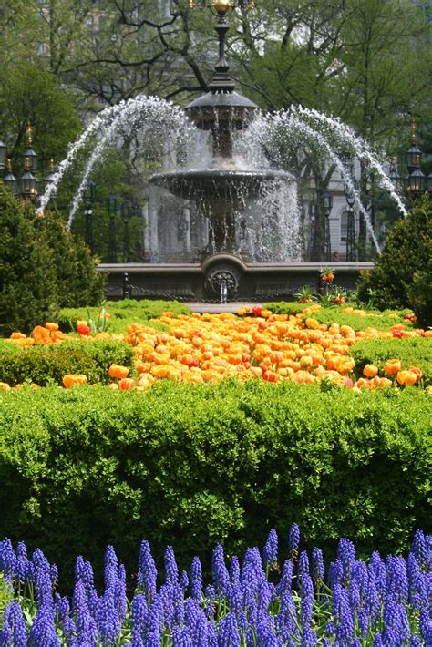 Free shipping in usa on orders over $100. Spring Flowers ~ Bryant Park, New York City | Scenery, New ...