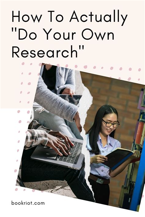 How To Actually Do Your Own Research