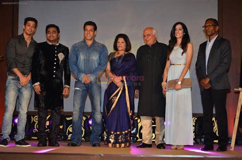 Salman Khan A R Rahman At The Launch Of Kapil Sibal And Ar Rahman Music Album In Mumbai On 27th