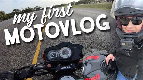 my first motovlog a girl motovlog joy on a bike youtube