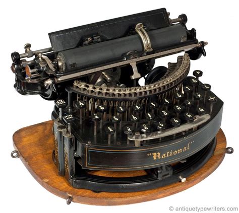 The Worlds First Typewriters National Typewriter Co Philadelphia 1889 Serial No4839