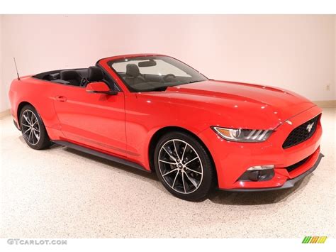 2017 Race Red Ford Mustang Ecoboost Premium Convertible 137438272