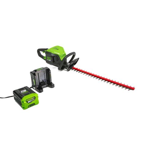 Greenworks Pro 60 Volt Max 24 In Dual Cordless Electric Hedge Trimmer
