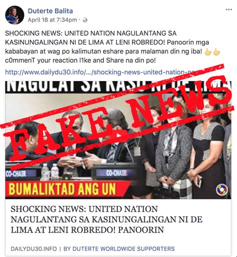 VERA FILES FACT CHECK Netizens Revive FAKE Quote Card In Attempt To Make Robredo Look Dumb