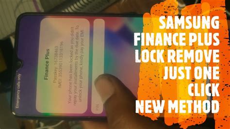 Samsung Finance Plus Lock Remove YouTube