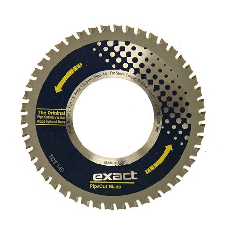 Exact Tct 140 Blade For Pipecut 170 And 220 Models Tbws Welding