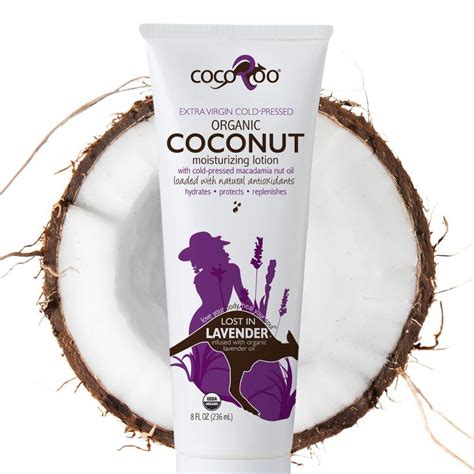 Cocoroo Lost In Lavender Organic Coconut Oil Moisterizer Organic