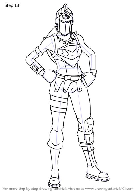 Easy drawing tutorials for beginners, learn how to draw animals, cartoons, people and comics. Learn How to Draw Red Knight from Fortnite (Fortnite) Step ...