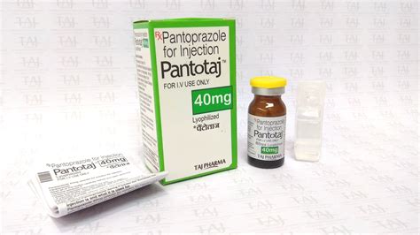 Інструкція для медичного застосування препарату пантопразол (pantoprazole). Pantoprazole 40mg powder for injection - PANTOTAJ | Taj ...