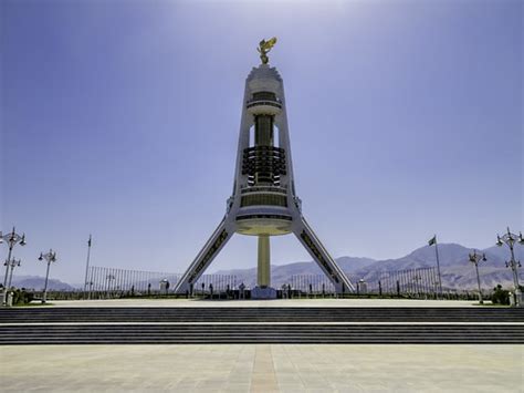 Turkmenistan Ashgabat The Monument Of Neutra Flickr