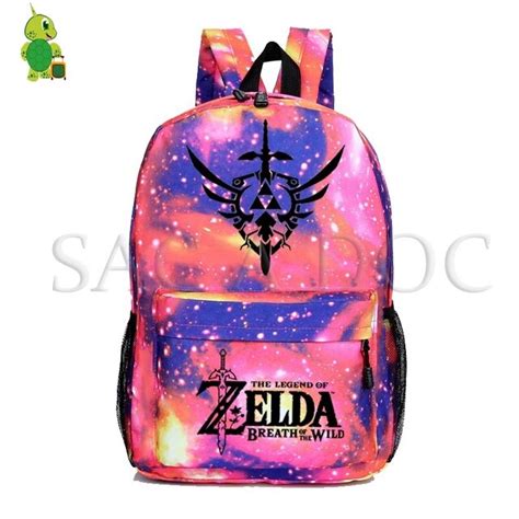 The Legend Of Zelda Game Galaxy Backpack Link Majoras Mask School Bags