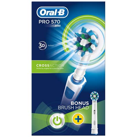 Oral B Pro 570 Cross Action Electric Toothbrush Toothbrushes Bandm Stores