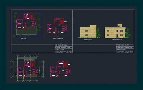 Civil House Plan Autocad Dwg Images And Photos Finder