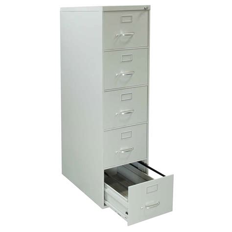 You can use hanging clamps or hanging file folders in each drawer. Steelcase Used 5 Drawer Letter Vertical File Cabinet ...
