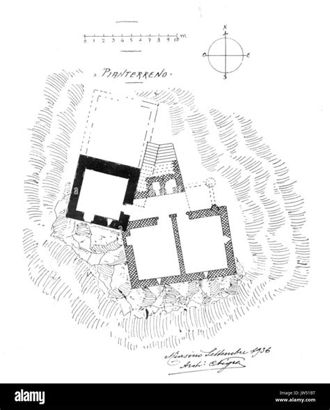 Fig 24, casa forte di pontemaglio, pianta pianterreno, p141, dis nigra