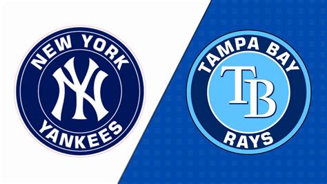 New York Yankees Vs Tampa Bay Rays Major League Baseball 9322