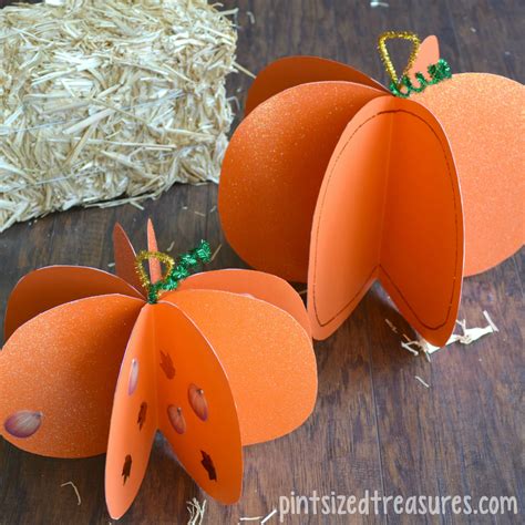 17 Simple And Easy Fall Pumpkin Crafts For Kids To Make