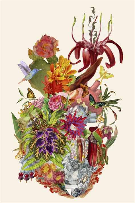 Travis Bedels Intricate Collages Blend Human Anatomy With Nature
