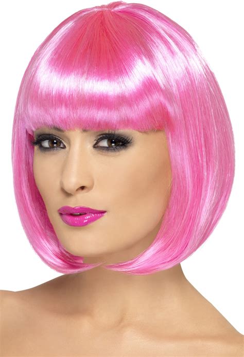 Pink Partyrama Wig Hen And Stag Accessories Mega Fancy Dress