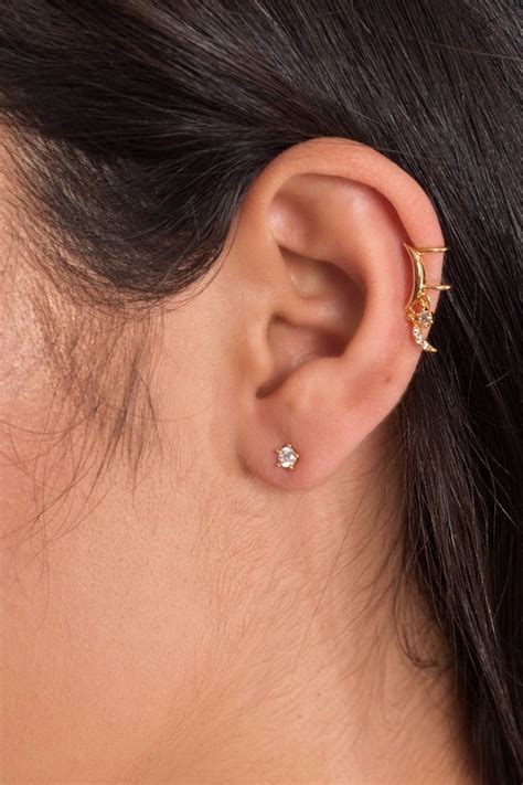 Elaine Gold Ear Cuff Earring Set 8 Tobi Us