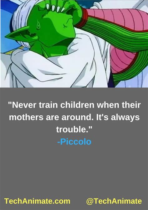 All the pain that you've dished out only made me stronger. LIST 31 Inspirational Piccolo Quotes from DBZ | TechAnimate