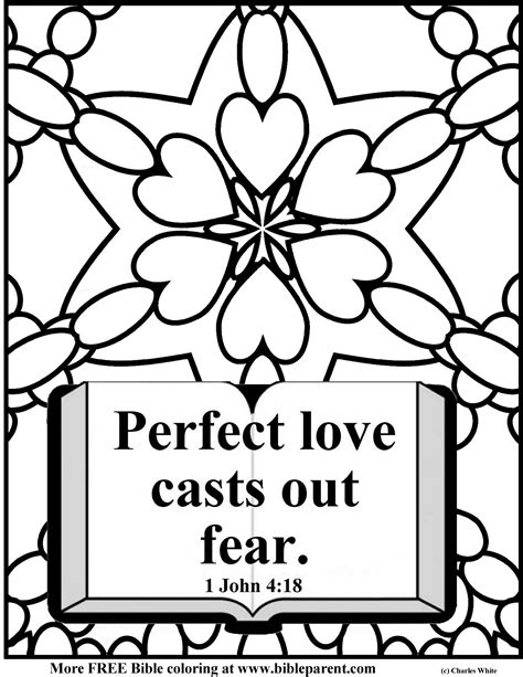 Free Bible Coloring Pages About Love