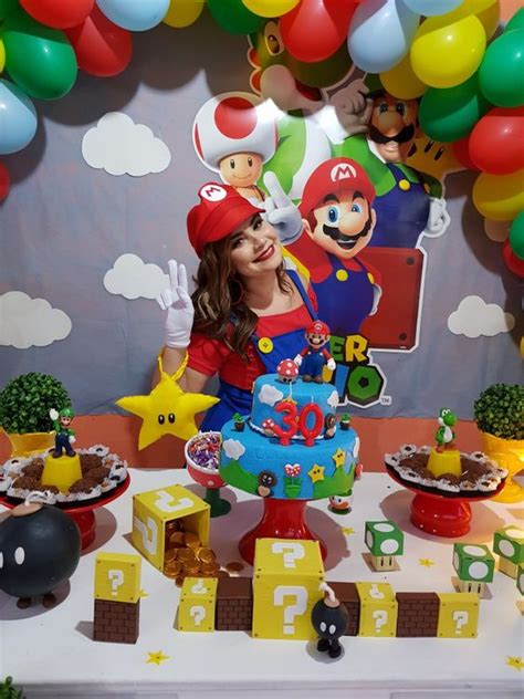 Compartir 96 Imagen Decoracion De Mario Bros Para Cumpleaños Viaterramx