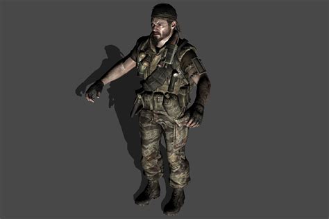 Call Of Duty Black Ops Frank Woods Poseable By Lezisell On Deviantart