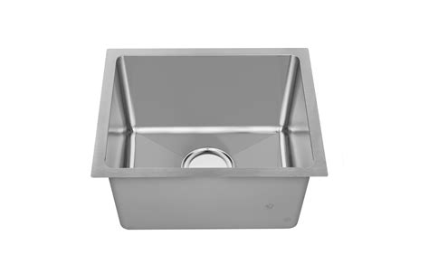 Durable Stainless Steel Corner Kitchen Sink Single Bowl Rectangular