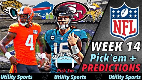 Nfl Week 14 Predictions And Pickem I Picks For Every Game In The Nfl