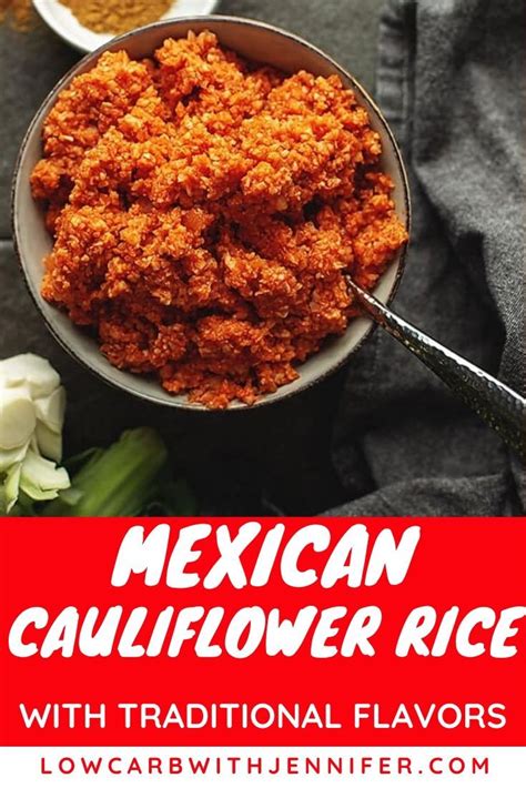 With all the right flavors minus the carbs, this mexican side dish can serve perfectly to your weekend hunger pangs. An easy and Whole 30 low carb Mexican side dish. This keto Mexican cauliflower rice can be made ...