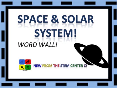 Space Word Wall Teaching Resources