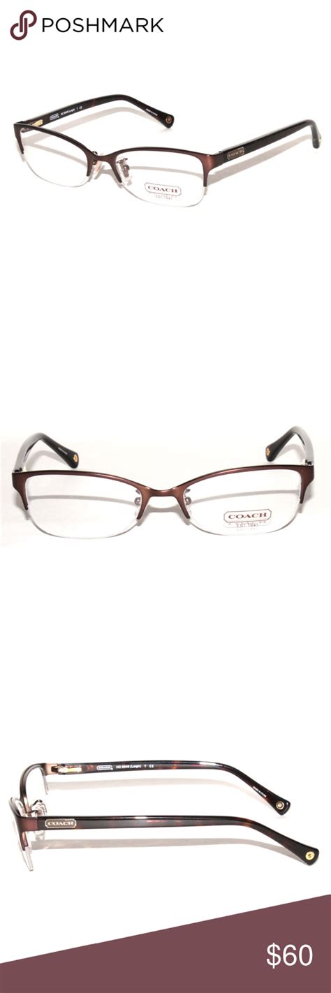 Coach Eyeglasses Hc 5046 Leigh 9155 Satin Brownda Brand New 100 Authentic Coach Eyeglasses Hc