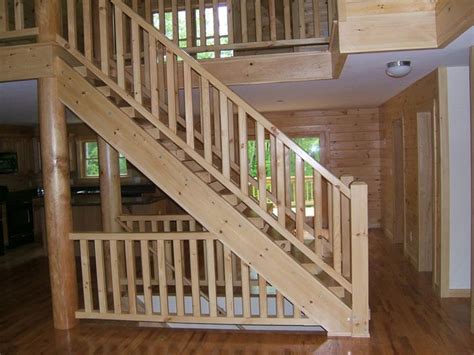 Check spelling or type a new query. nice simple railing | Log home interior, Stairs, Modular ...