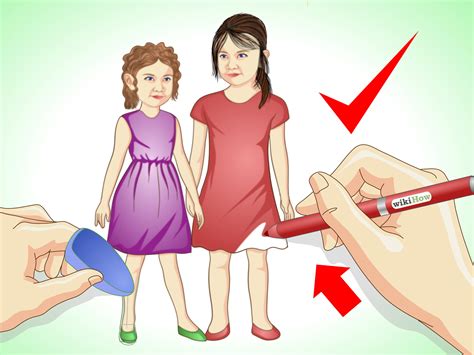 #drawings #kids #art #cute art #sketchs #funny food ##how to draw #goofy #fun #creative. How to Draw Children: 7 Steps (with Pictures) - wikiHow