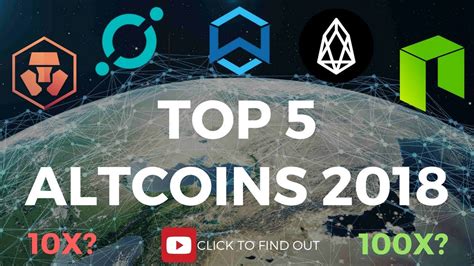 Top 5 Altcoins To Invest In 2018 Altcoin Price Predictions 2018 💵