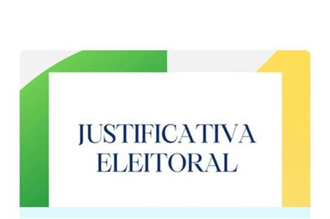 Justificativa Eleitoral Saiba Como Justificar Ausência Na Votação Portal 93 Notícias