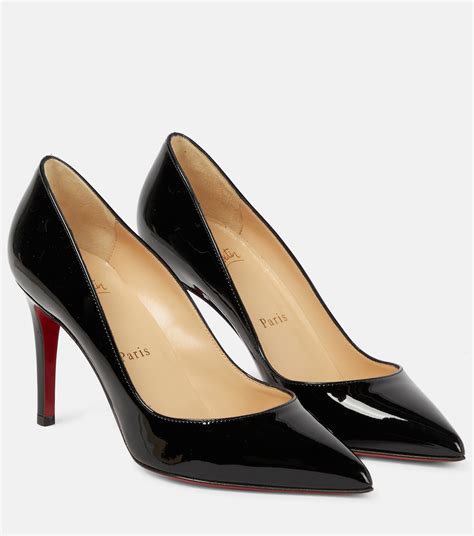 Pigalle 85 Patent Leather Pumps In Black Christian Louboutin Mytheresa