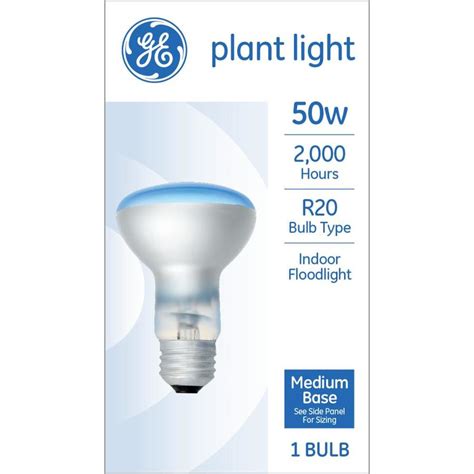 15 yrs ge (fmp) cas, corp., energy. GE 50-Watt Dimmable R20 Grow Incandescent Light Bulb at ...