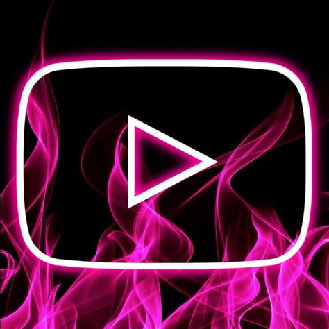 Neon Pink Youtube Icon In 2021 Pink Wallpaper Iphone Purple