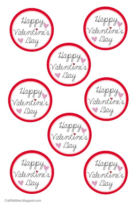 Printable Happy Valentines Day Tags Printable Word Searches
