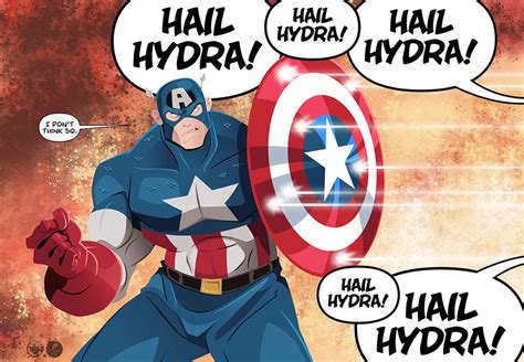 Captain America Hail Hydra By Andrewjharmon On Deviantart