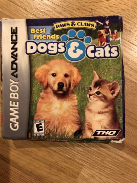 Paws And Claws Dogs And Cats Best Friends Nintendo Ds Game Box And