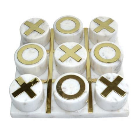 Marble 7x7 Tic Tac Toe Whitegold 1 Fred Meyer