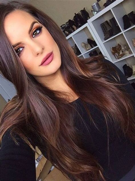 25 Gorgeous Winter Chocolate Brown Hair Colors To Copy Right Now Hair