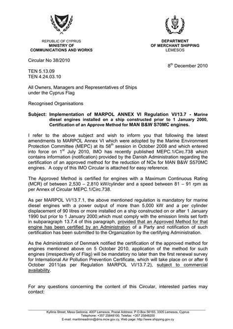 Mediterranean sea area baltic sea area black sea area red sea area gulfs area north sea area antarctic regulation 8.3 of marpol annex v 3. Implementation of MARPOL ANNEX VI Regulation VI/13.7