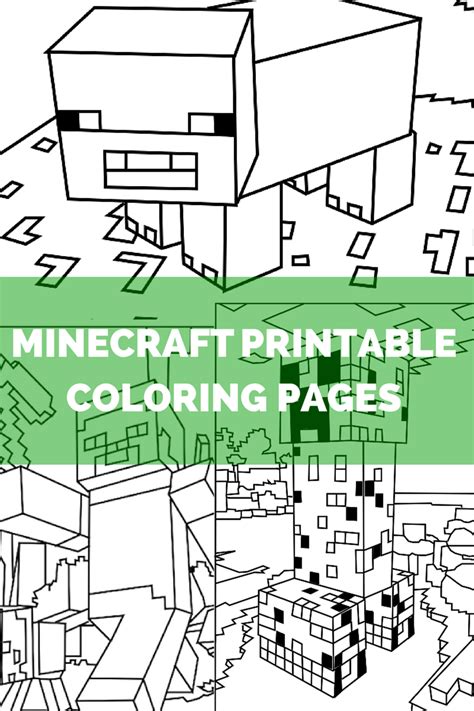 Minecraft Coloring Pages